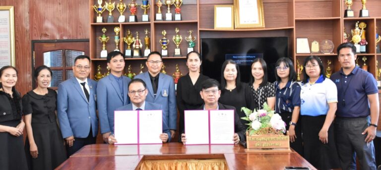 ทำข้อตกลงความร่วมมือ (MOU) ตามโครงการสถานศึกษาสีขาว ปลอดยาเสพติด และอบายมุข